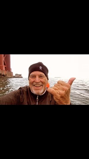 Jimmy Buffett Instagram - that chilly morning in 2017 when Jimmy visited the Presidio Yacht Club and decided to join a group going outrigging. There was weather and currents were strong. This did not deter him for a second. Very on brand