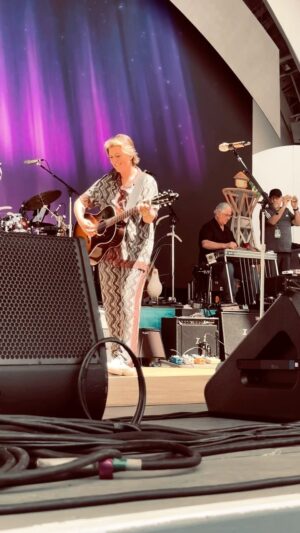 Jimmy Buffett Instagram - On the day of the Hollywood Bowl tribute show, Brandi Carlile joined the Coral Reefer Band onstage for the first time to do soundcheck.
‘Talent’ is an over used word but in the presence of this amount of it - it’s the first thing that comes to mind. She went on that night to deliver two unforgettable performances of two unforgettable songs, Tin Cup Chalice and Come Monday. 🙏 @brandicarlile