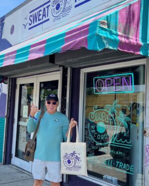 Jimmy Buffett Instagram - Cruising around Miami before the Heat game tonight.  This is Sweat Records - best vinyl store in town. ⚡️🤙 @sweatrecords