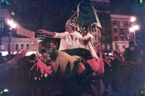 Jimmy Buffett Instagram - #FatTuesday
#universityofBourbonStreet

_________
Photo by Louis Sahuc