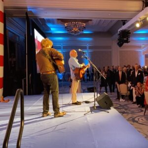 Jimmy Buffett Instagram - It was an honor playing at the 'Navy SEAL Evening of Tribute' last night with @macmcanally 

Funds raised went to the Navy SEAL Foundation and the Navy SEAL Museum - an event to give thanks to the SEALs for their dedication, courage and the personal sacrifices they make everyday in defense of our nation and the beliefs we hold so dear. 
#GodBlessAmerica