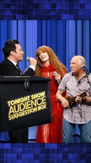 Jimmy Buffett Instagram - Audience Suggestion Box: @jimmybuffett and @florence sing “Margaritaville”. #FallonTonight