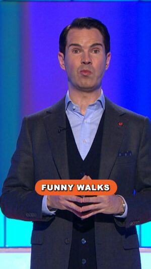 Jimmy Carr Instagram - "one of her funny walks" 😂 #jimmycarr #funnyjokes #oneliners #8outof10cats