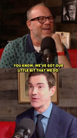 Jimmy Carr Instagram - When the world orders a comedian… Jimmy Carr joins the table for this week’s Breaking Bread! Full episode in my bio 🎙️🍞