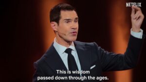 Jimmy Carr Instagram - Some words of wisdom for the next generation #jimmycarr #naturalbornkiller #standupcomedy #standup