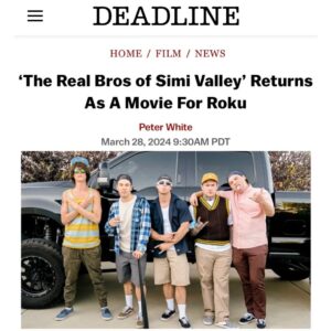Jimmy Tatro Instagram - HUGE news out of simi this morning. Movie coming THIS SUMMER
