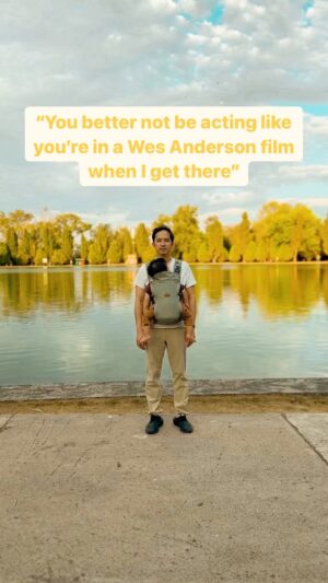 Jimmy Wong Instagram - There were too many colorful walls in Mexico City to not romanticize life Wes Anderson style 🏥#wesanderson #cdmx