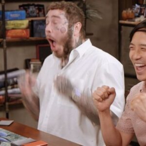 Jimmy Wong Instagram - Hey @postmalone let’s play 😈 NEW EPISODE DROPS JUNE 9th!!! @commandcast #GameKnights