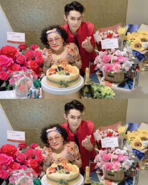 Jiro Wang Instagram - 親愛的老母女神生日快樂🎊🎂🎁#happybirthday ㊗️ #生日快樂 天天開心健康美麗每一天喔🎉❤️🌹