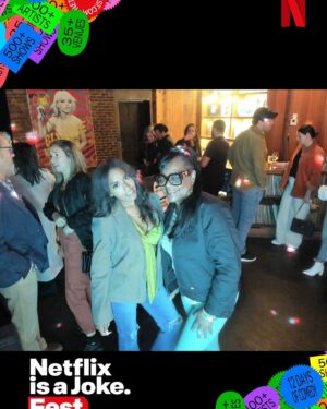 Jivanta Roberts Instagram - I’m so late 😫 @netflixisajoke w @donnellrawlings 🎭 ! Next stop #donnellland 💕❤️😊