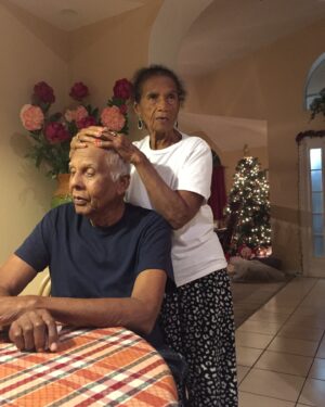 Jivanta Roberts Instagram - We lost our granny a few days ago .. it’s been incredibly hard to grasp. 🕊️ 

My granny was electrifying, spicy, sweet, STRONG & hilarious. Our matriarch, foundation, our Granny K. I will forever cherish our wonderful memories, hold them close to my heartI love you Granny 🕊️