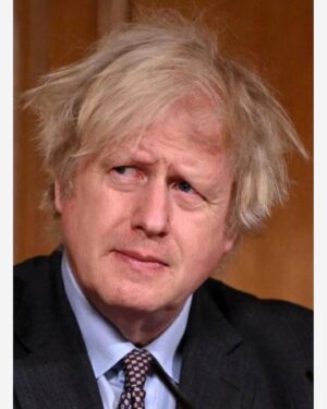 Jo Cooke Instagram - Whatever next ? The man who brushes his hair with a toffee apple has named his long term hairdresser on his honours list for parliamentary service !! Are you actually kidding - I have no words !!! #hairdresser #mess #hairstyle #honours #help #toffeeapple #ridiculous