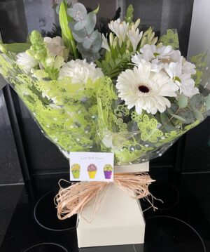 Jo Cooke Instagram - There’s nothing quite like flowers to brighten your day !
Thank you so much @veromiastyle #flowers #thankyou #getwellsoon #happiness #friends #bridal #plussize #plussizebride #bodypositive #grateful