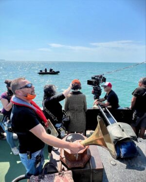 Joachim Rønning Instagram - In honor of World Oceans Day here are some bts pix I took during the weeks of our open water operation. I’m drawn to stories on the ocean. It’s such a beautiful and inspiring place - and we need to take better care of it @unworldoceansday #youngwomanandthesea 🏊‍♀️🏊‍♀️🏊‍♀️