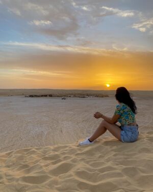 Joana Vieira Instagram - D E S E R T 🌹

#desert #holidays #ongeljmal #sunset #tunisia