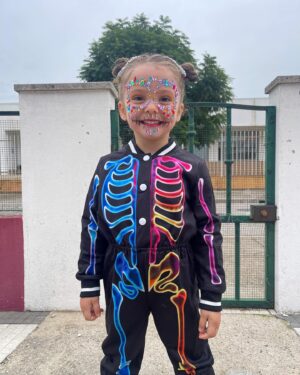 Joana Vieira Instagram - Hello, Halloween 2023 🎃🎃#halloween #skeleton #besthalloweencostume