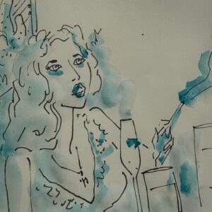 Joann Sfar Instagram - Hier Louise avait une robe genre Valérie Kaprisky dans La Gitane.