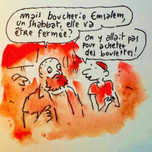 Joann Sfar Instagram - J'avoue j'aurais bien acheté de la mloukhia sur le chemin.