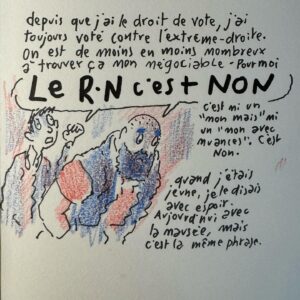 Joann Sfar Instagram - Le R.N c'est non.