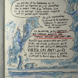 Joann Sfar Instagram - C'est aux antijuifs de quitter nos luttes. Plutôt que fantasmer l'opinion des juifs, virez les antijuifs de vos partis et vos orgas. Huit mois en roue libre ça suffit!