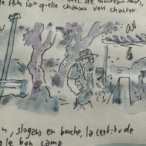 Joann Sfar Instagram - Hier Louise avait une robe genre Valérie Kaprisky dans La Gitane.