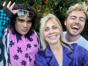 Joanna Cassidy Instagram - The birthday party last night was a huge success! I didn’t know it but they brought a huge screen and projected Don’t Tell Mom the Babysitter’s Dead in the back yard!!! 

#summervibes #summer #funtimes #fypシ