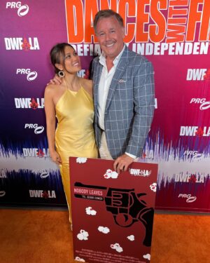 Joanna Going Instagram - NOBODY LEAVES ‘TIL JESUS COMES on the Orange Carpet — world premiere at Dances With Films!