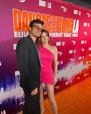 Joanna Going Instagram - NOBODY LEAVES ‘TIL JESUS COMES on the Orange Carpet — world premiere at Dances With Films!