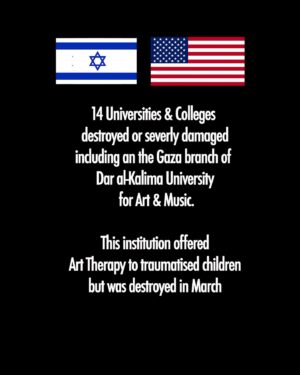 Joanna Quinn Instagram - America with its unwavering support of Israel is destroying P@lestinian Dreams, Culture and People.
#ceasefire #endapartheid #stoparmingisrael