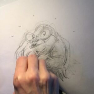 Joanna Quinn Instagram - I just found a time lapse movie of me animating on the lovely collaborative trailer celebrating the 50th anniversary of the @animafestzg animation festival. So thought I'd share!

The 4 clips are...
1. My section at normal speed
2.My section in slow motion
3.Me animating in time lapse
4.The final trailer 

The other animators were by Michaela Pavlatova, Paul Driessen @yamamura_koji_ Joan Gratz, @chenxicrz @martapajek @franckdion @cadezspela @jpzaramella @shullio 

Each had to start and end with the festival poster image designed by animation superstar Michael Dudok de Wit. 

#animation #animationfestival #drawing 
Music was done by Nik Phelps.