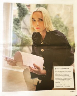 Joanna Vanderham Instagram - You’d think they’d have said something before we started… 😳🫣

Interview with @the3rd.act 
Wearing @toryburch 
Hair & Make up Rachel Thomas 
Words Philip Goodfellow
Photographer @perrycurties 

.
.
.
.
.
.
.
.

#starsof2023 #joannavanderham #actress #audition #horrorstory #femalefilmmaker