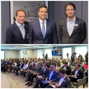 João Doria Instagram - O LIDE promoveu o Seminário LIDE de Inovação hoje, com a presença de Roberto Campos Neto, presidente do Banco Central. O evento reuniu empresários e líderes do setor financeiro para um debate sobre a digitalização dos meios de pagamento e o conceito de open finance. É o LIDE, na vanguarda das discussões que impulsionam o progresso do país.