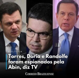 João Doria Instagram - Denúncia apresentada pela TV BAND, revelou a grotesca espionagem da “ABIN paralela” junto a adversários políticos da família Bolsonaro. De acordo com essas denúncias, eu estava entre os espionados pela “ABIN paralela”, durante o mandato como governador de São Paulo. Minha posição em defesa da vacina e das medidas protetivas contra a pandemia de COVID, me colocaram em posição oposta a do então Presidente da República. Minha repulsa a este comportamento sórdido e condenável, não apenas no meu caso, mas de todos aqueles que estavam sendo ilegalmente espionados. A atitude transcende questões políticas e atinge a própria essência da democracia. É preciso aprofundar as investigações e responsabilizar energicamente todos os responsáveis por esta afronta. O país exige transparência, integridade e respeito à sua Constituição.