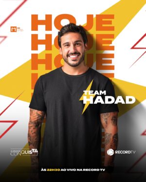 João Hadad Instagram - ELE TÁ CHEGANDO NA VILA, FAMÍLIA! ⚡ Hoje vamos embarcar junto com o Hadad em mais um reality para alcançar #AGrandeConquista. 

Nossa jornada vai ser intensa e cheia de desafios pra buscar a tão sonhada vaga na mansão. Contamos com o apoio e a torcida de cada um de vocês – vamos fazer o Hadad continuar no game um dia de cada vez. 🤞🏻

Bora com tudo nesse desafio porque o homi tá pronto para energizar essa vila! ⚡

🏁 Assista hoje o reality @agrandeconquista, às 22:30h, na tela da @recordoficial. 

#TeamHadad #ÉHoje