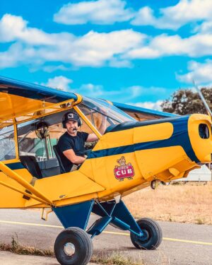 João Paulo Rodrigues Instagram - My happy place! 
#supercub #pipercub #pilot #pilotlife