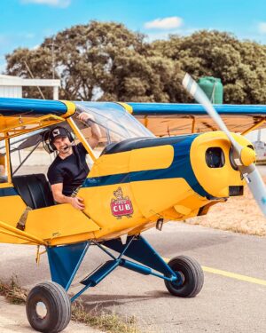 João Paulo Rodrigues Instagram - My happy place! 
#supercub #pipercub #pilot #pilotlife