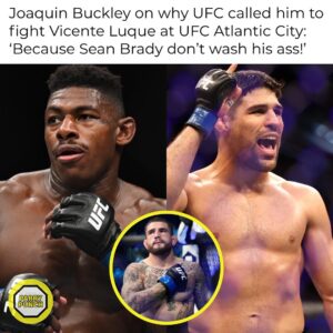 Joaquin Buckley Instagram - #JoaquinBuckley says #UFC called him to fight #VicenteLuque at #UFCAtlanticCity on March 30 because they had “no other choice” after previous bouts with #IanGarry and #SeanBrady fell through. 👀 (SWIPE)