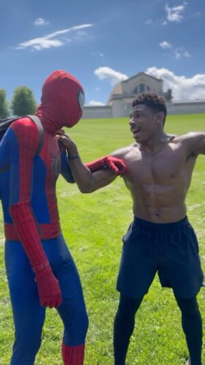 Joaquin Buckley Instagram - Calling On Spider-man And The Avengers For BackUp #TakeTheThrone 
Spider-Man @crashazoid