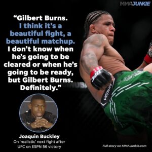 Joaquin Buckley Instagram - Joaquin Buckley gives a more “realistic” name after Dana White rejected his Conor McGregor callout #UFCStLouis

🔗 FULL INTERVIEW IN BIO