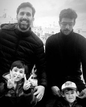 Joaquín Ferreira Instagram - Gracias por contagiarme de tu hermosa familia Nolete! 🧡 @manologarciasomers Faltas vos @venturinoromina Gracias totales!
