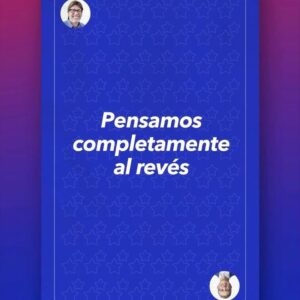 Joaquín Lavín Instagram - Pensamos completamente al revés. 
#UnidosGanamos 💪