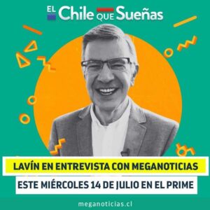 Joaquín Lavín Instagram - TODOS INVITADOS HOY A VER LA ENTREVISTA EN @meganoticiascl 😉