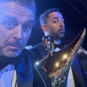 Jock Zonfrillo Instagram - WOOHOO - @masterchefau won the @aacta for Best Reality Program!!

As the Judges on the show, we actually have the easiest job. The crew are the ones there hours before we arrive, and remain there hours after we leave. They’re planning episodes over the weekend, shopping for our wardrobe on their days off, and always keeping the spirit of the show front and centre. And of course the cast of fans vs favourites without whom the show just wouldn’t have been the same. 

Big shout out to @charmainedepasquale_stylist & @maurzmoriarty9  for the daily wardrobe and H&M that somehow manage to make this scallywag look respectable. I love you ladies thank you :•) & Tash who I can’t tag for looking after us like a mum on the daily, you haven’t had a toastie till you’ve had a Tashi Toastie™ 

Another big shout out to the three names actually on the show too the amazing producers that are @dafcap83 @hashtagsimon & @eoin__maher big love gents♥️

And big thanks @channel10au and @endemolshineau for making all of this happen.