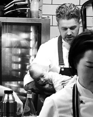 Jock Zonfrillo Instagram - As tradition goes, all Zonfrillo children start in the kitchen young. 

Alfie doing his first Orana/Blackwood shift in 2018.