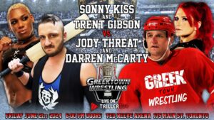 Jody Gyivicsan Instagram - TORONTO 🚨 @detroitredwings @nhl LEGEND @realdarrenmccarty joins @tnawrestling ⭐️ @jodythreat to take on THE LEAGUE @sonnykissxo & @thetrentgibson! 🤯 LIVE June 21 on @fitetv! Get tickets now - link in bio! 🔥 #NHL #RedWings #HockeyFights @hockeyfights #FiteTV #TNA