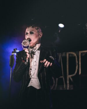 Joe Black Instagram - More postcards from the @kleineskabarett Brighton stage. Next Kabarett: April 9th @komedia_brighton 
Link in bio and all that. 

📸: @deadplantzfilmandphotography 

#misterjoeblack #kleineskabarett