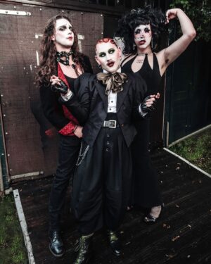 Joe Black Instagram - Weimar clown band you say? We got ya’
Such a joy to work with @friederichhollandaise and @snowwhitetrash on the recent Spiegeltent shows.
Anyone got lots of cash they wanna throw my way so I can have these two along with me to add that extra musical touch at every show? 
📸: @deadplantzfilmandphotography