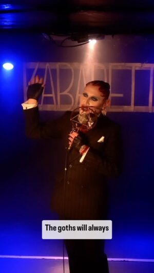 Joe Black Instagram - Recalling some nightlife 🦇 
Clip from @kleineskabarett - next show: July 4th