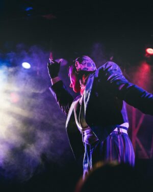 Joe Black Instagram - More postcards from the @kleineskabarett Brighton stage. Next Kabarett: April 9th @komedia_brighton 
Link in bio and all that. 

📸: @deadplantzfilmandphotography 

#misterjoeblack #kleineskabarett