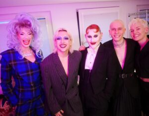 Joe Black Instagram - A gorgeous time was had when I got to come and be a nuisance at @masonalexanderpark @thepansycrazeshow last week. And so wonderful to guest alongside @divinadecampo and @sallyfrith 
Here’s some backstage snaps by @benfox01 🖤